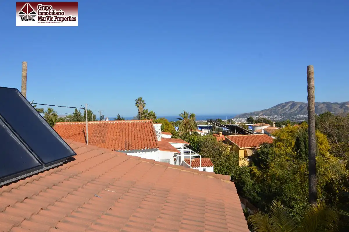 Exterior view of Houses for sale in La Nucia  with Air Conditioner, Swimming Pool and Furnished