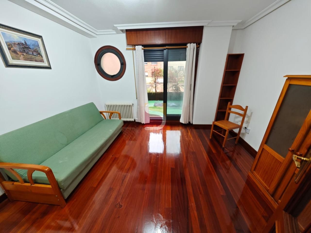 Bedroom of Study to rent in Vigo   with Heating, Parquet flooring and Terrace