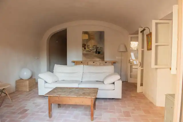 Living room of Flat for rent in Girona  with Heating, Terrace and Furnished