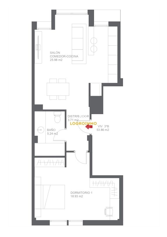 Piso en venta en Alberite con Aire acondicionado, Calefacción y Parquet