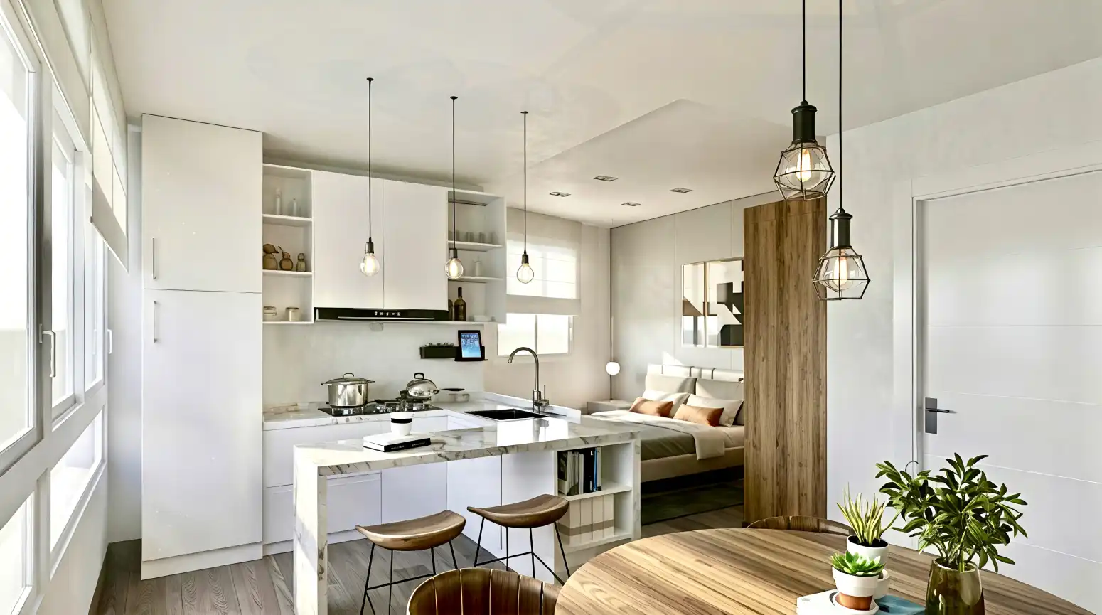 Kitchen of Flat for sale in Santander