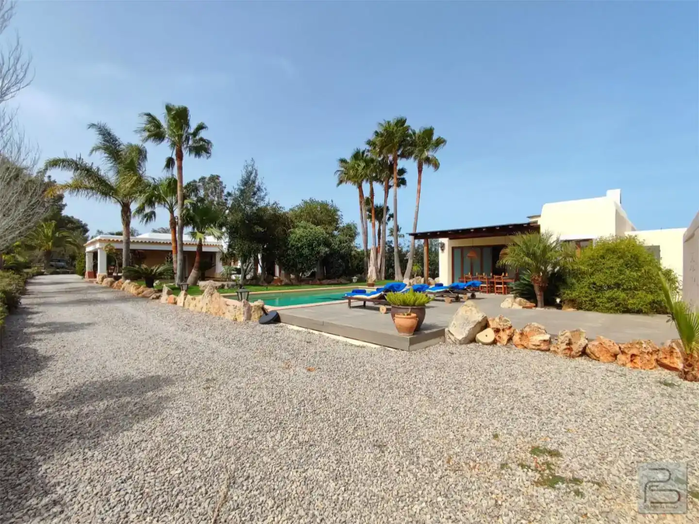 Jardín de Casa o chalet en venta en Sant Joan de Labritja con Aire acondicionado y Piscina