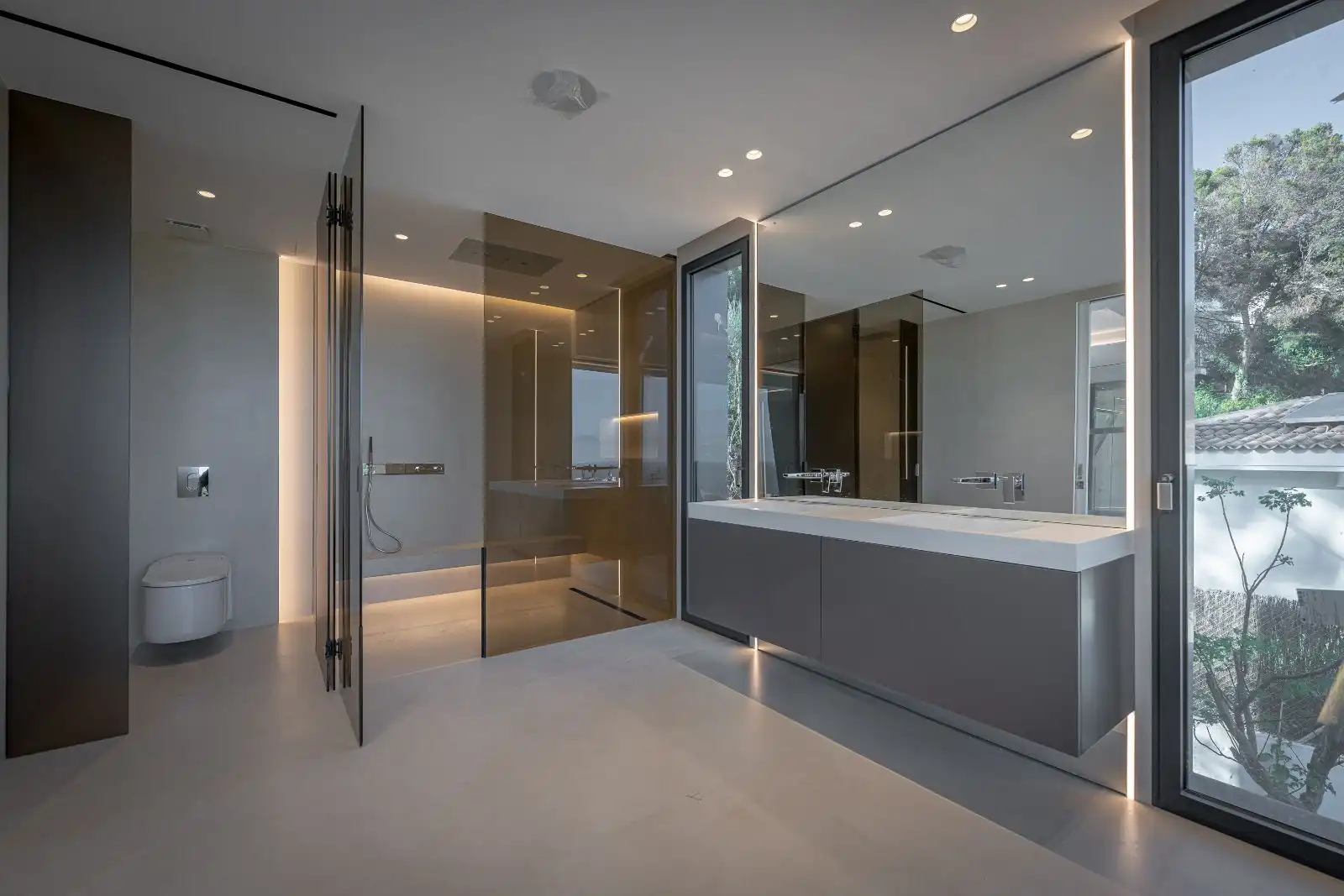 Bathroom of Houses for sale in Calvià  with Air Conditioner, Heating and Private garden