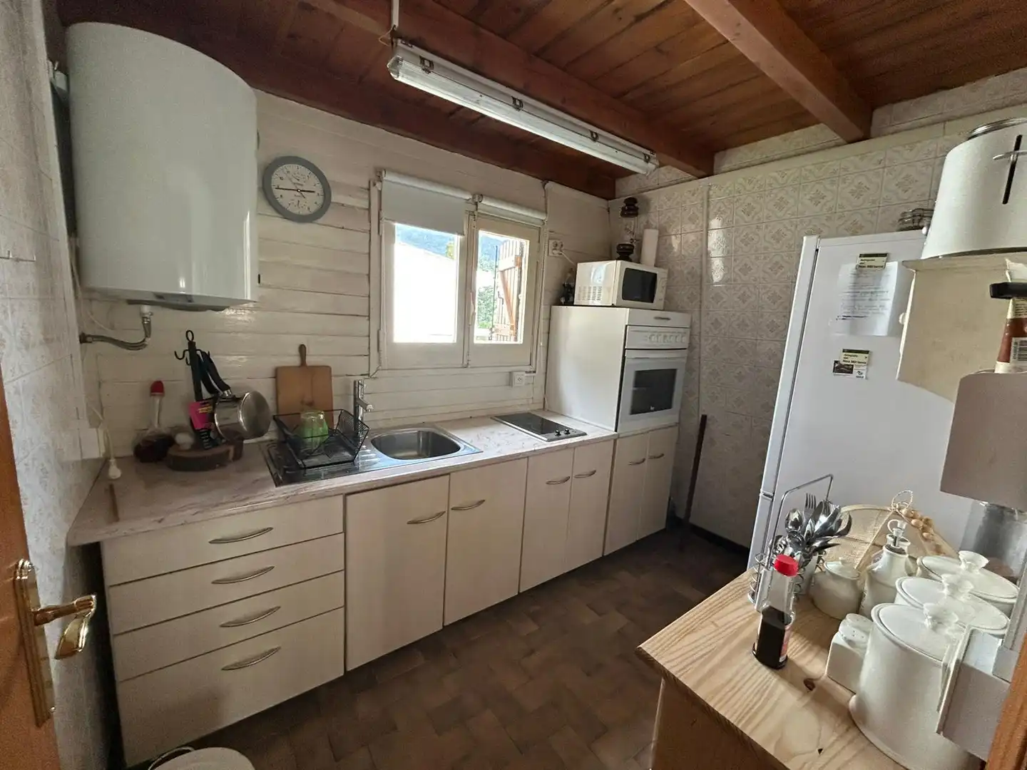 Kitchen of Houses for sale in Maçanet de Cabrenys  with Private garden, Swimming Pool and Furnished