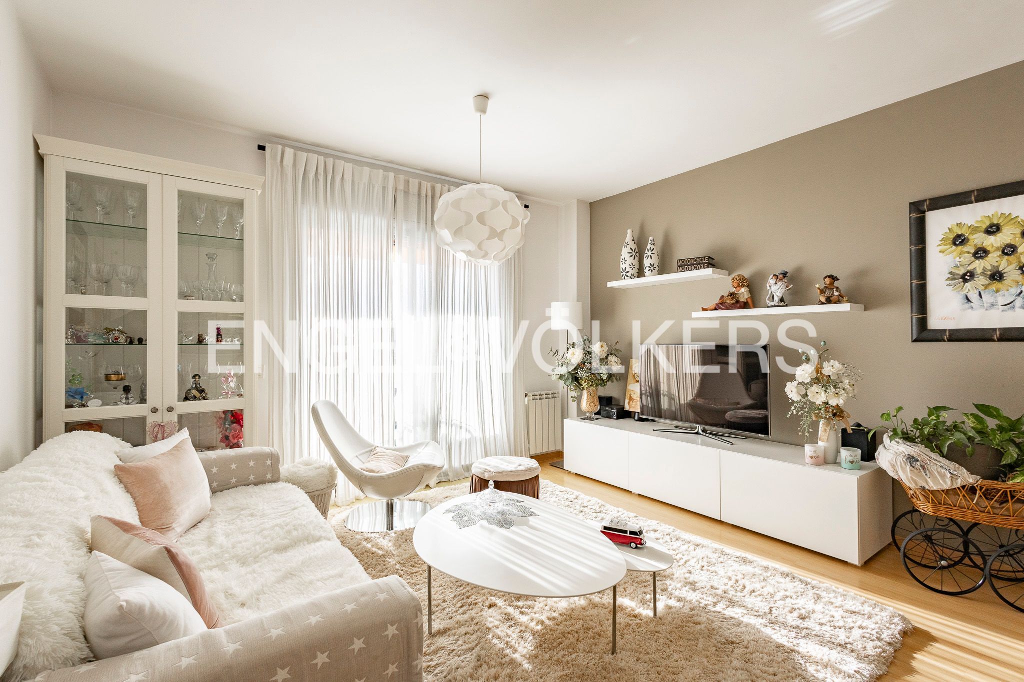 Sala de estar de Apartamento en venta en Abrera con Aire acondicionado, Calefacción y Parquet