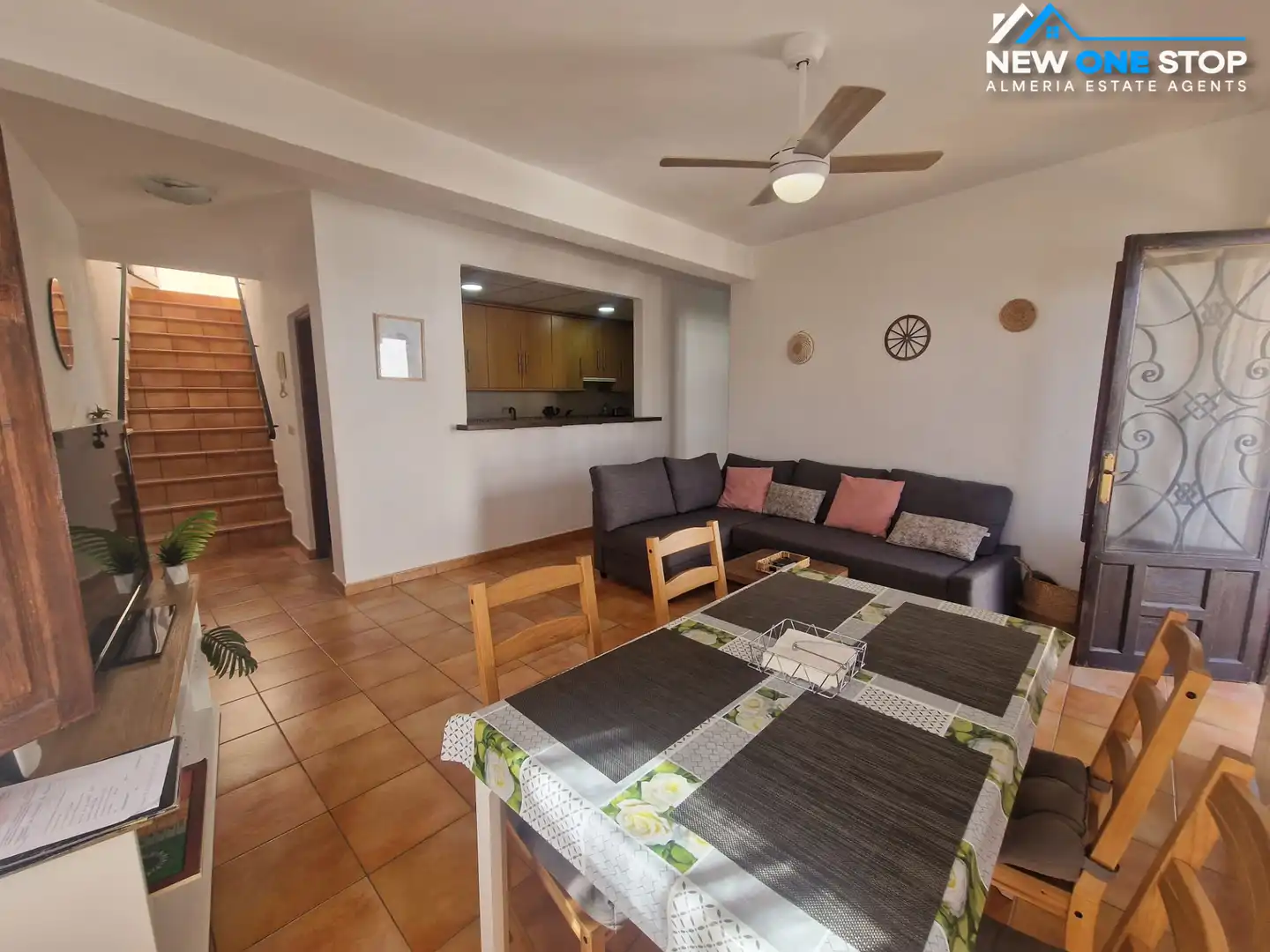 Living room of Houses for sale in Mojácar  with Heating, Terrace and Furnished