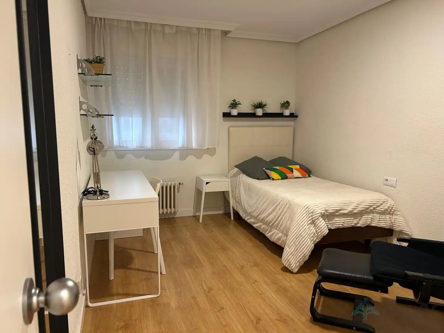 Bedroom of Flat for rent in Murcia  with Air Conditioner, Heating and Parquet flooring