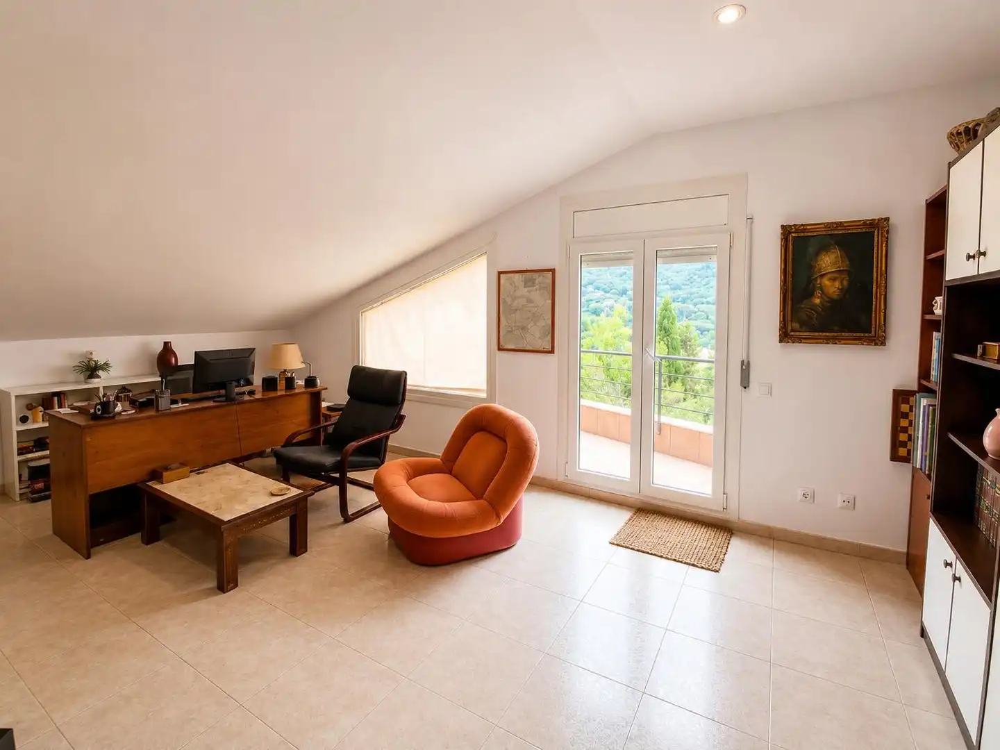 Sala d'estar de Casa o xalet en venda en Teià amb Aire condicionat, Calefacció i Jardí privat
