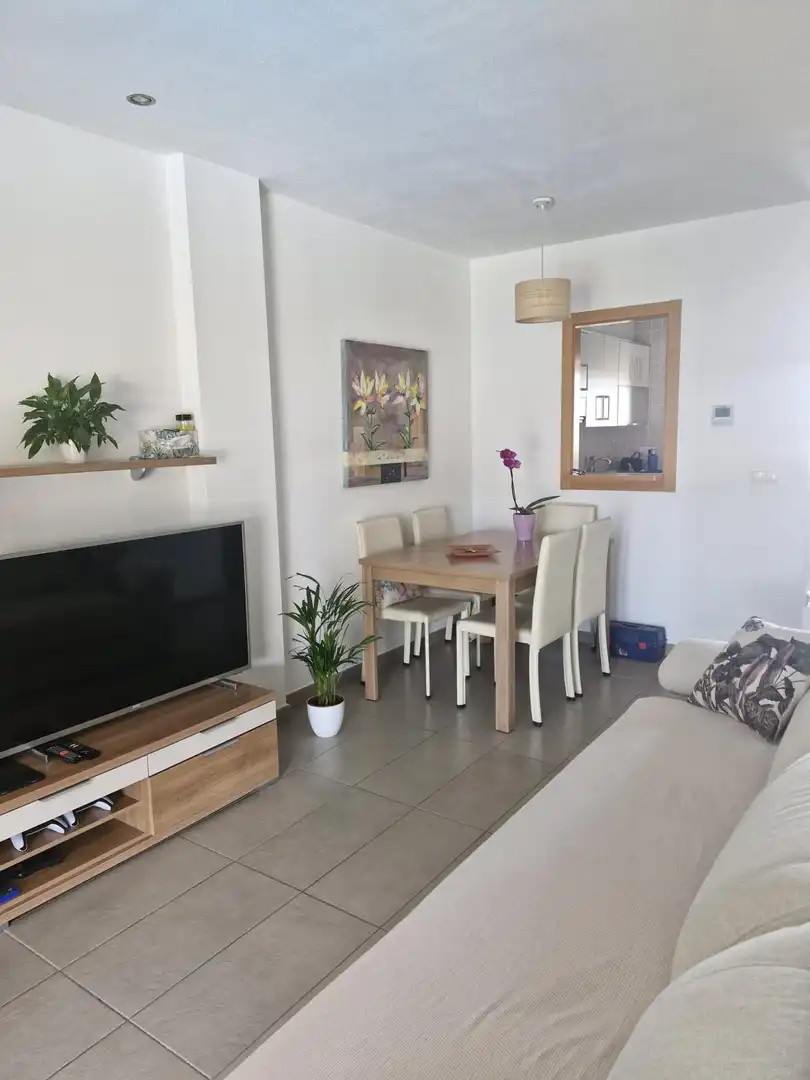 Dining room of Flat for rent in Elche / Elx  with Air Conditioner, Balcony and Community pool