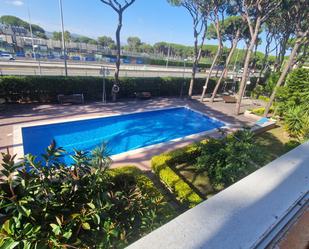 Swimming pool of Apartment for sale in Castelldefels  with Air Conditioner, Terrace and Balcony