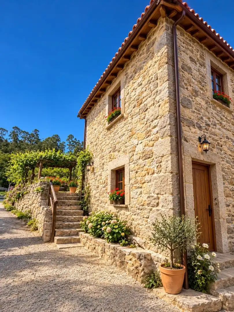 Vista exterior de Finca rústica en venda en Boiro, A Coruña