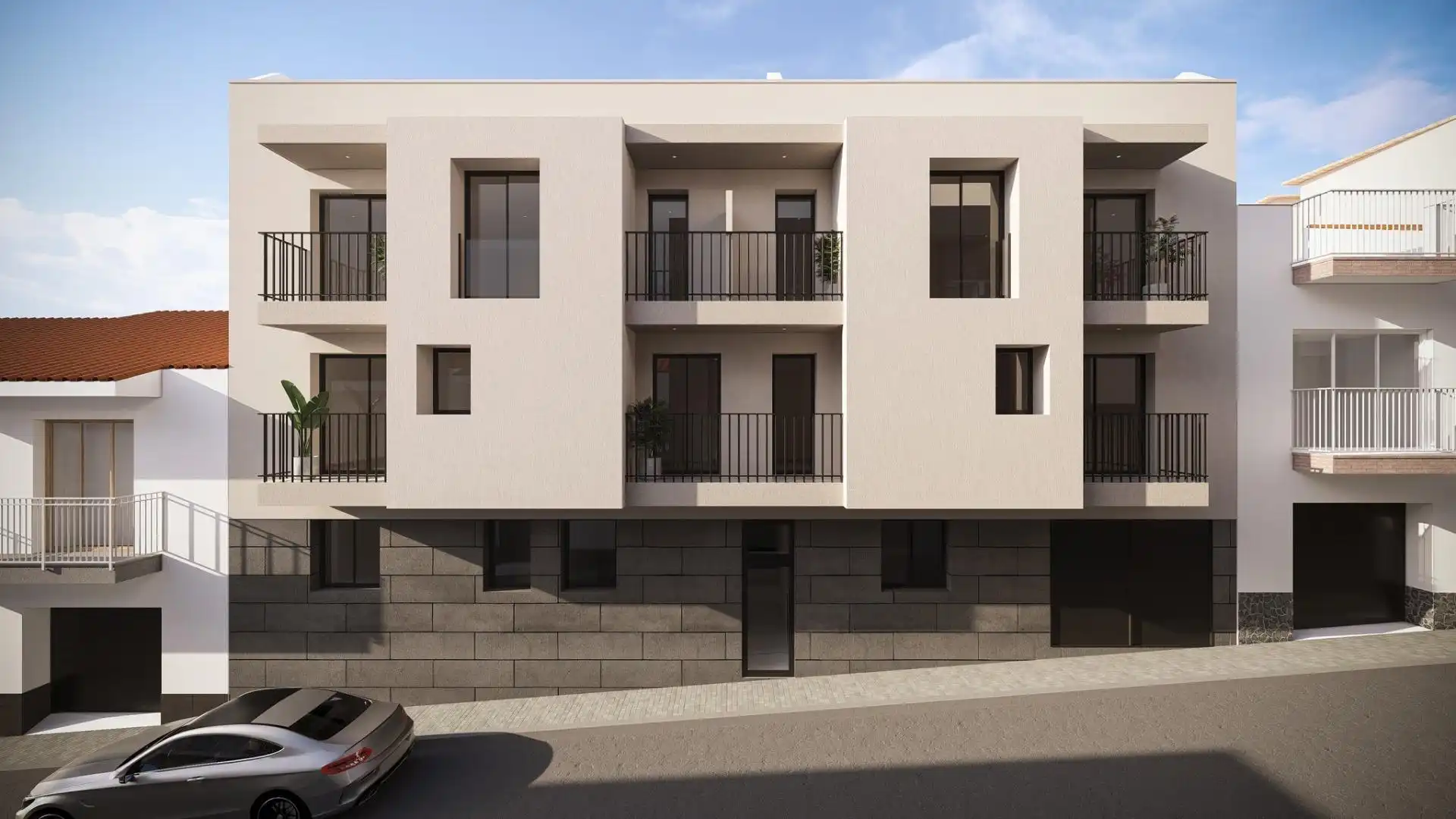 Exterior view of Flat for sale in Tordera  with Heating, Parquet flooring and Terrace