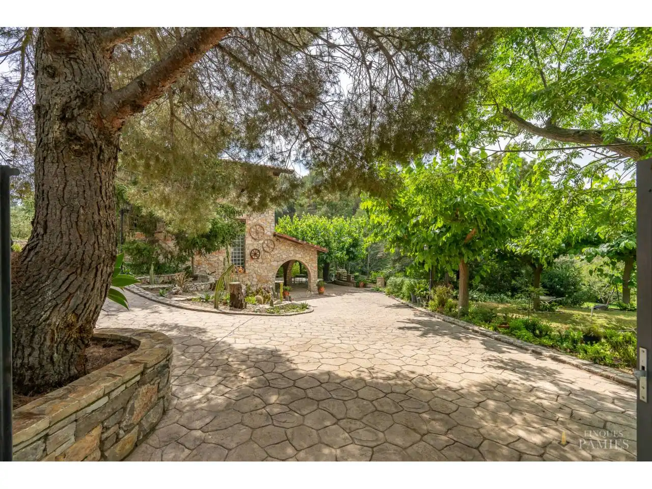 Jardí de Finca rústica en venda en Riudecols amb Calefacció, Jardí privat i Piscina