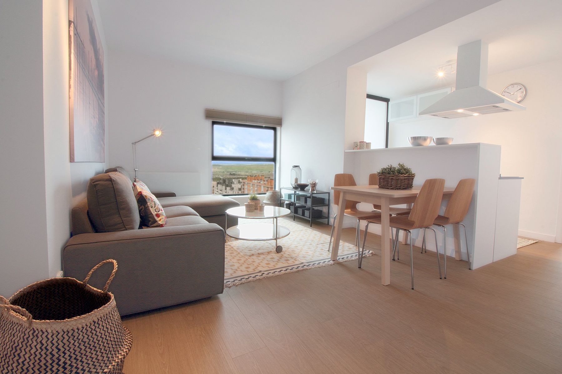 Sala de estar de Piso en venta en  Madrid Capital