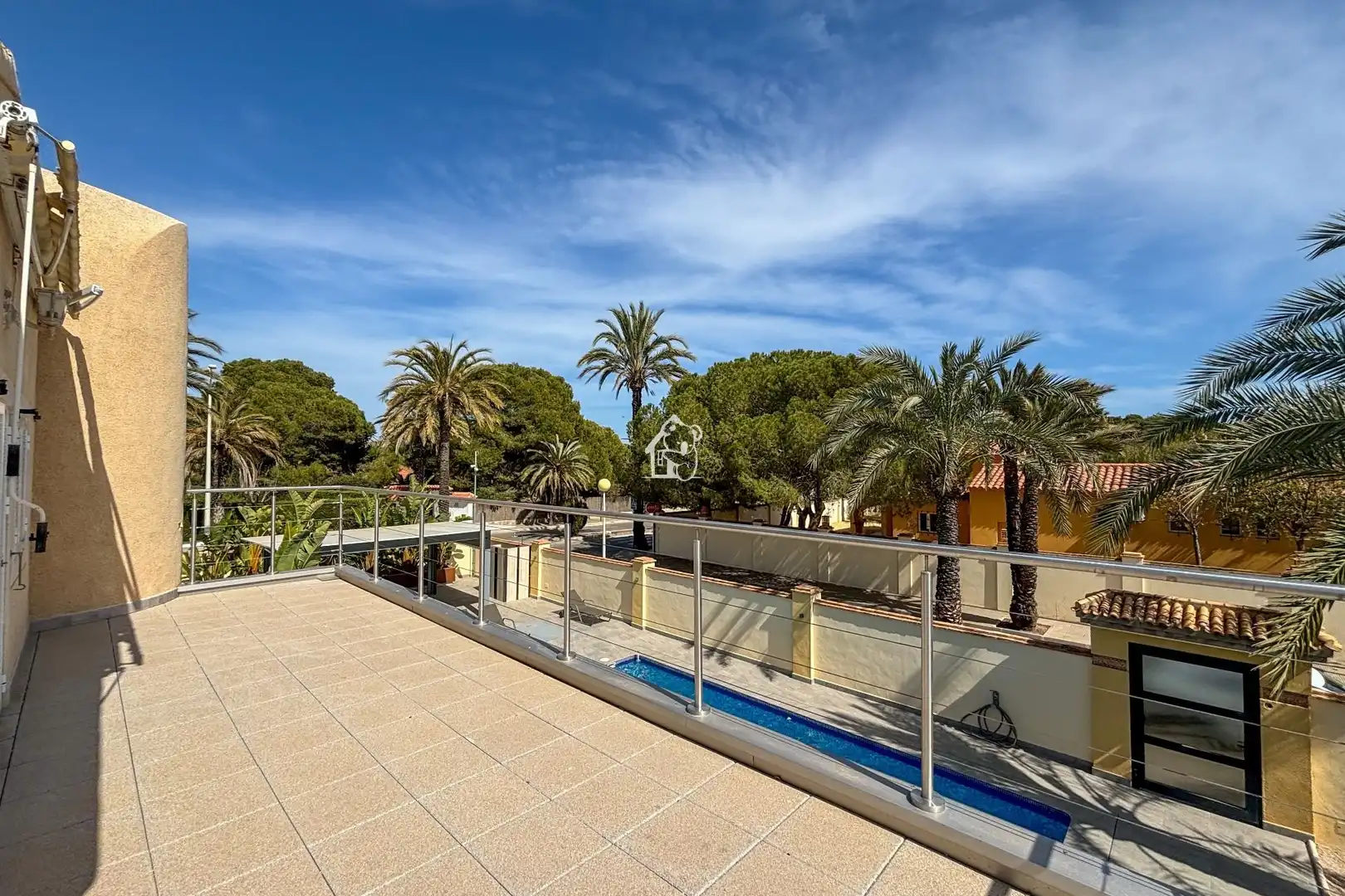 Terrassa de Casa o xalet de lloguer en Orihuela amb Aire condicionat, Jardí privat i Terrassa