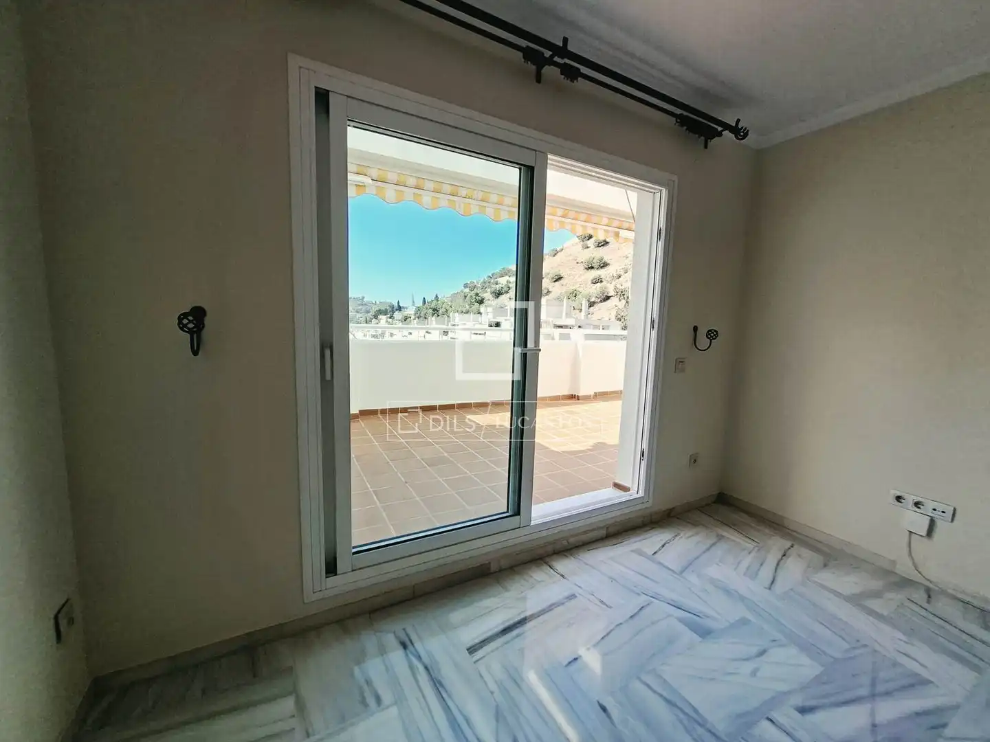 Außenansicht von Dachboden zur Miete in Málaga mit Klimaanlage, Heizung und Privatgarten