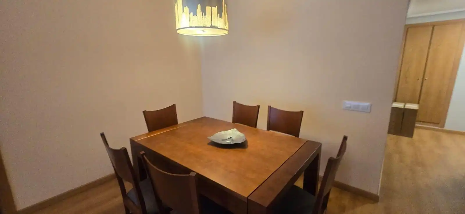 Comedor de Apartamento de alquiler en Alboraya con Aire acondicionado, Amueblado y Balcón