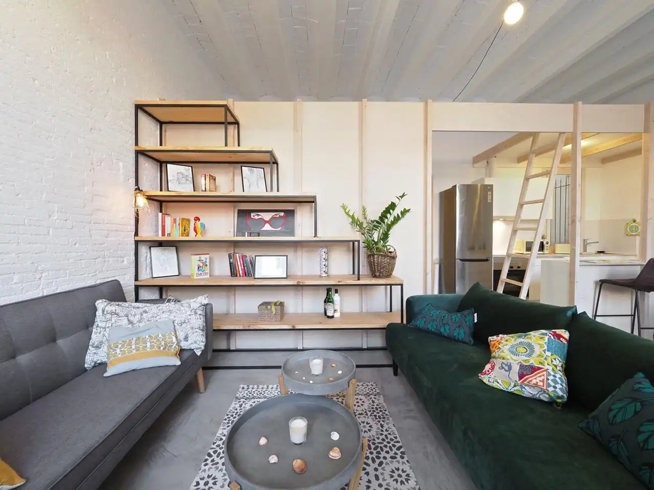 Wohnzimmer von Loft zur Miete in Eixample