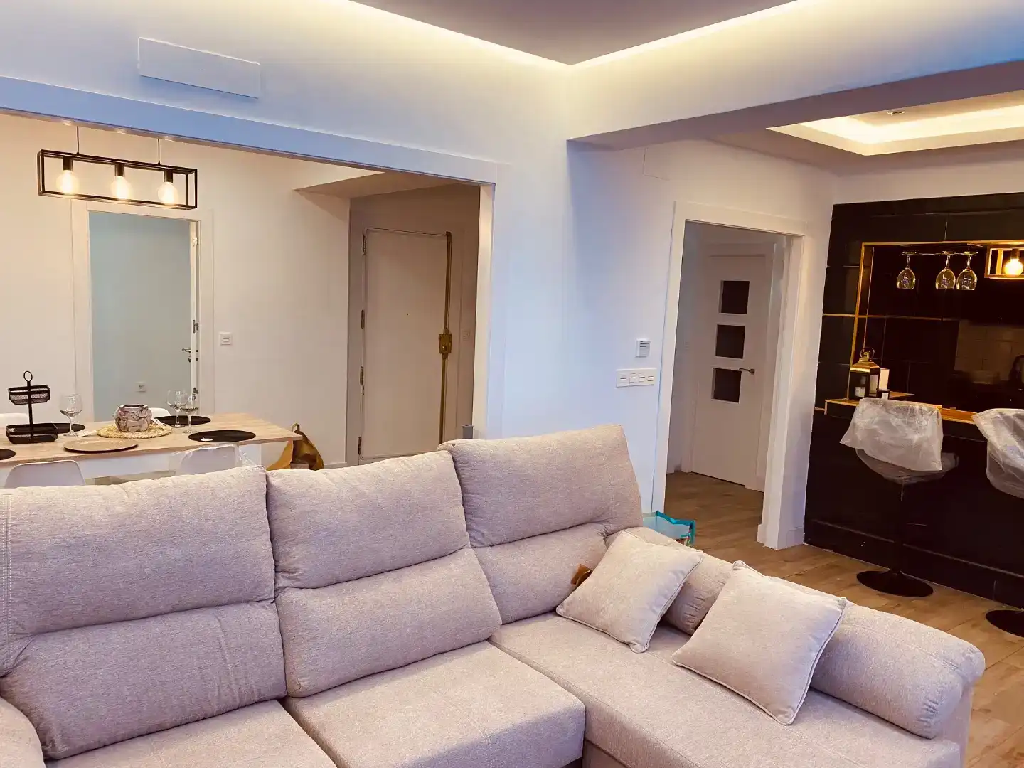 Sala d'estar de Pis de lloguer en  Granada Capital amb Aire condicionat