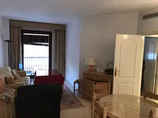 Sala d'estar de Apartament de lloguer en Sevilla amb Aire condicionat, Moblat i Forn