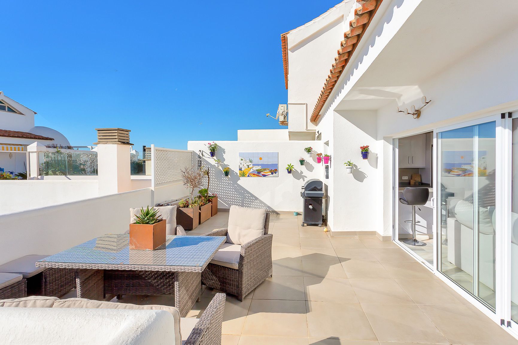 Terrace of Apartment for sale in Estepona  with Air Conditioner, Terrace and Swimming Pool