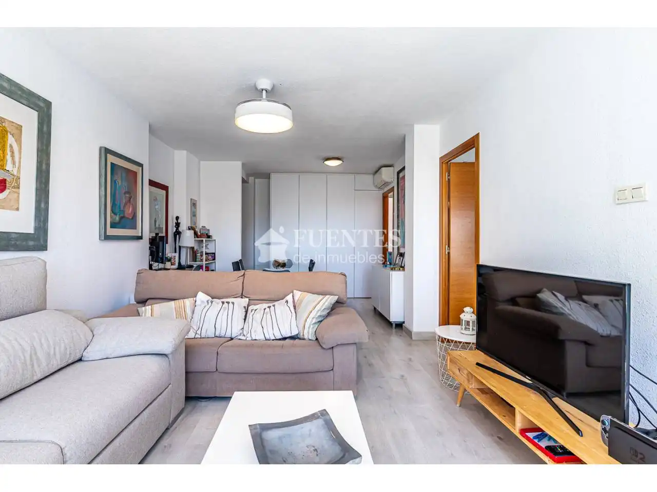 Living room of Apartments for sale in Alicante / Alacant  with Air Conditioner, Storage room and Community pool