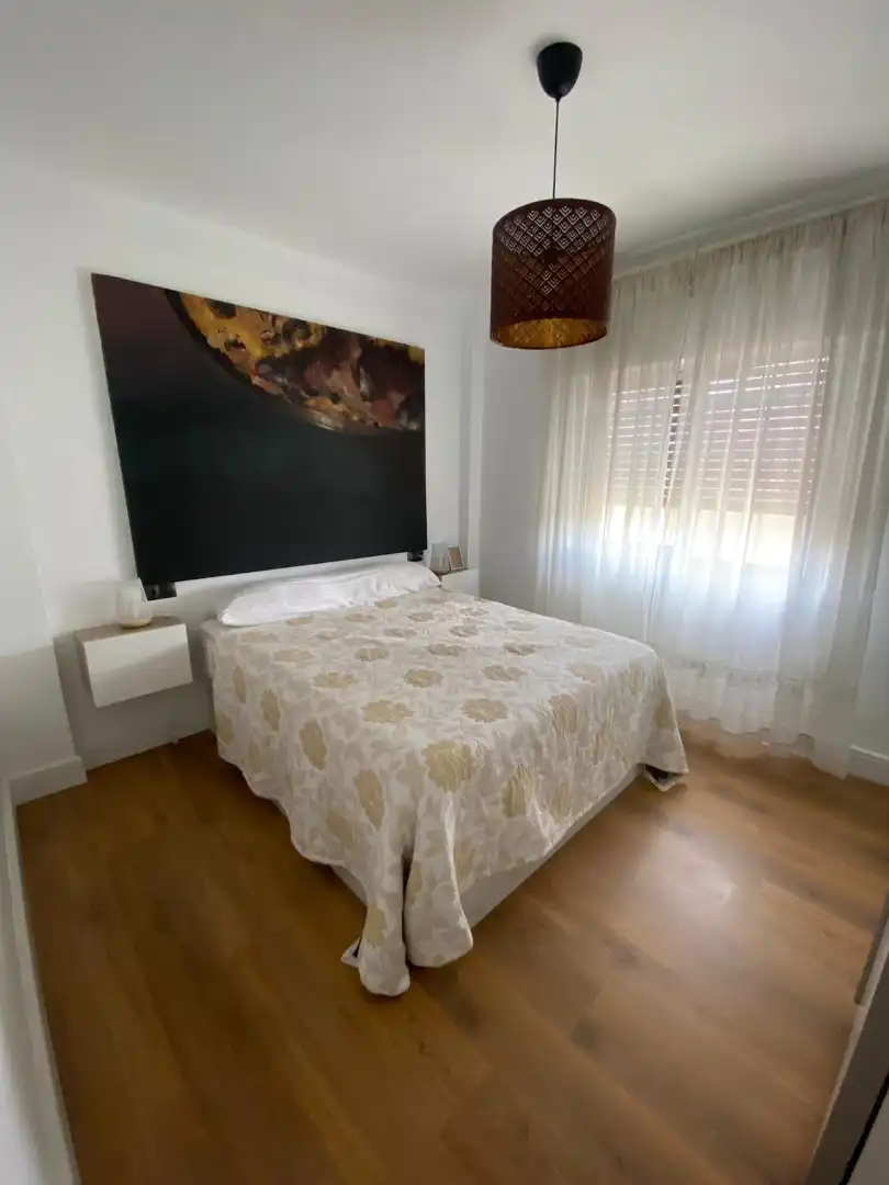 Bedroom of Flat for rent in Málaga  with Air Conditioner, Heating and Furnished