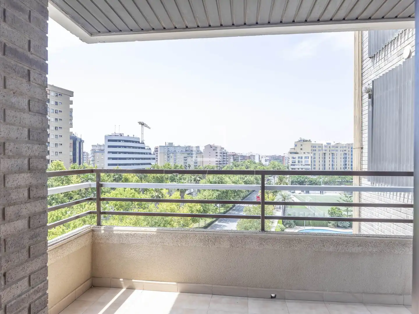 Terrasse von Wohnung zur Miete in Gandesa mit Klimaanlage, Heizung und Privatgarten