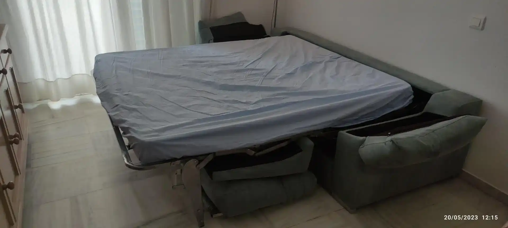 Schlafzimmer von Maisonette zur Miete in Islantilla mit Schwimmbad und Balkon