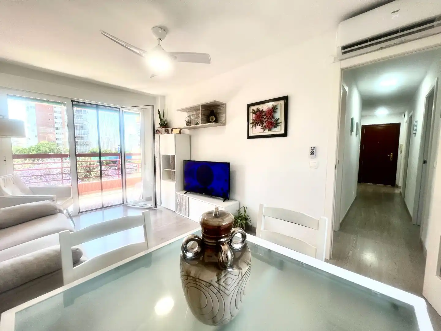 Living room of Flat for sale in Alicante / Alacant  with Air Conditioner, Heating and Terrace