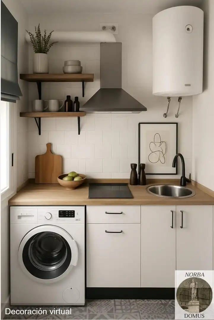 Cocina de Apartamento en venta en Cáceres con Aire acondicionado, Calefacción y Amueblado