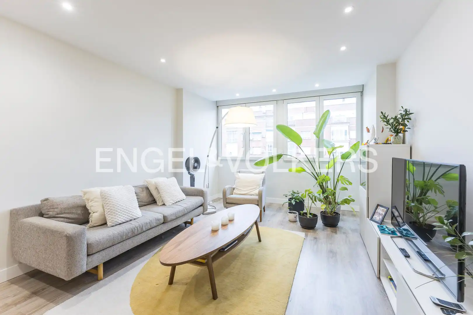 Sala de estar de Piso de alquiler en Barrio de Salamanca