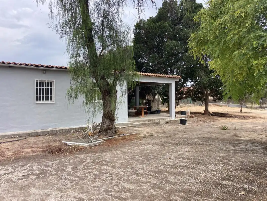 Vista exterior de Casa o xalet en venda en Elche / Elx amb Calefacció, Jardí privat i Terrassa