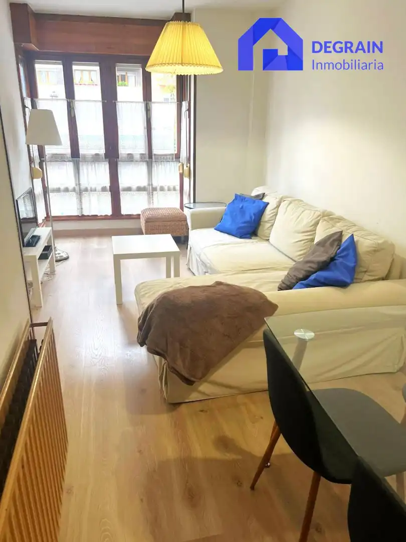 Sala de estar de Piso de alquiler en Oviedo  con Amueblado