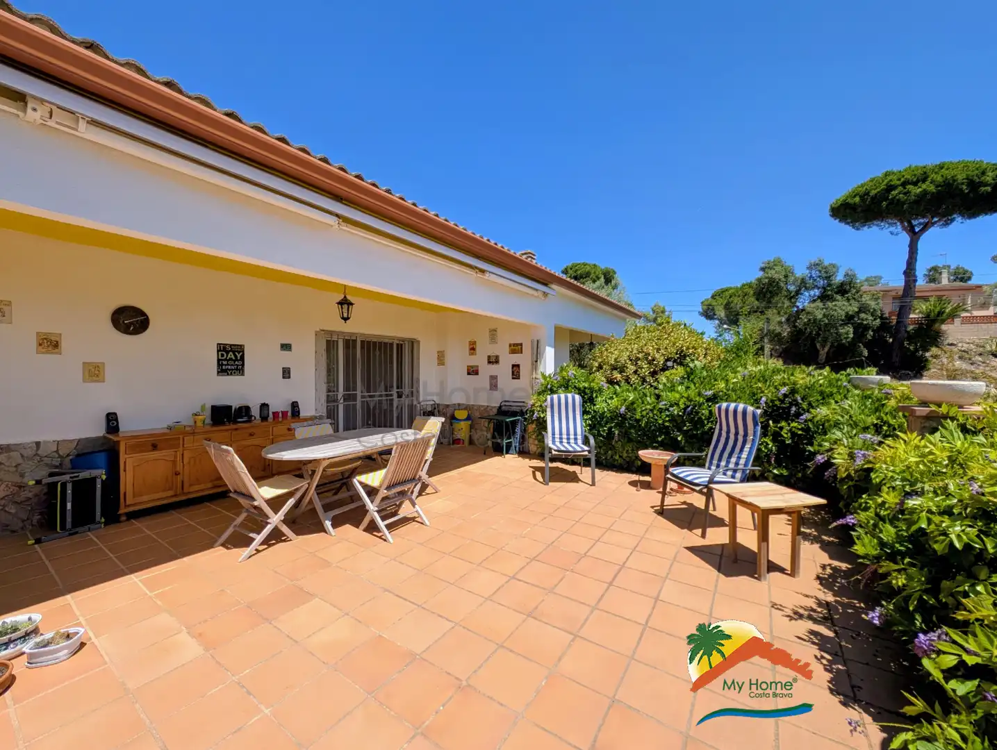 Terrasse von Haus oder Chalet zum Verkauf in Lloret de Mar mit Heizung, Privatgarten und Terrasse
