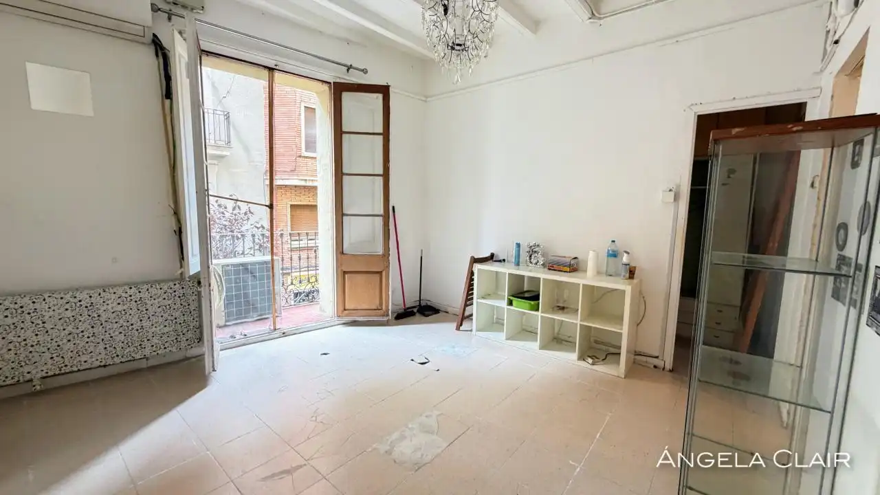 Sala de estar de Piso en venta en Barcelona con Calefacción