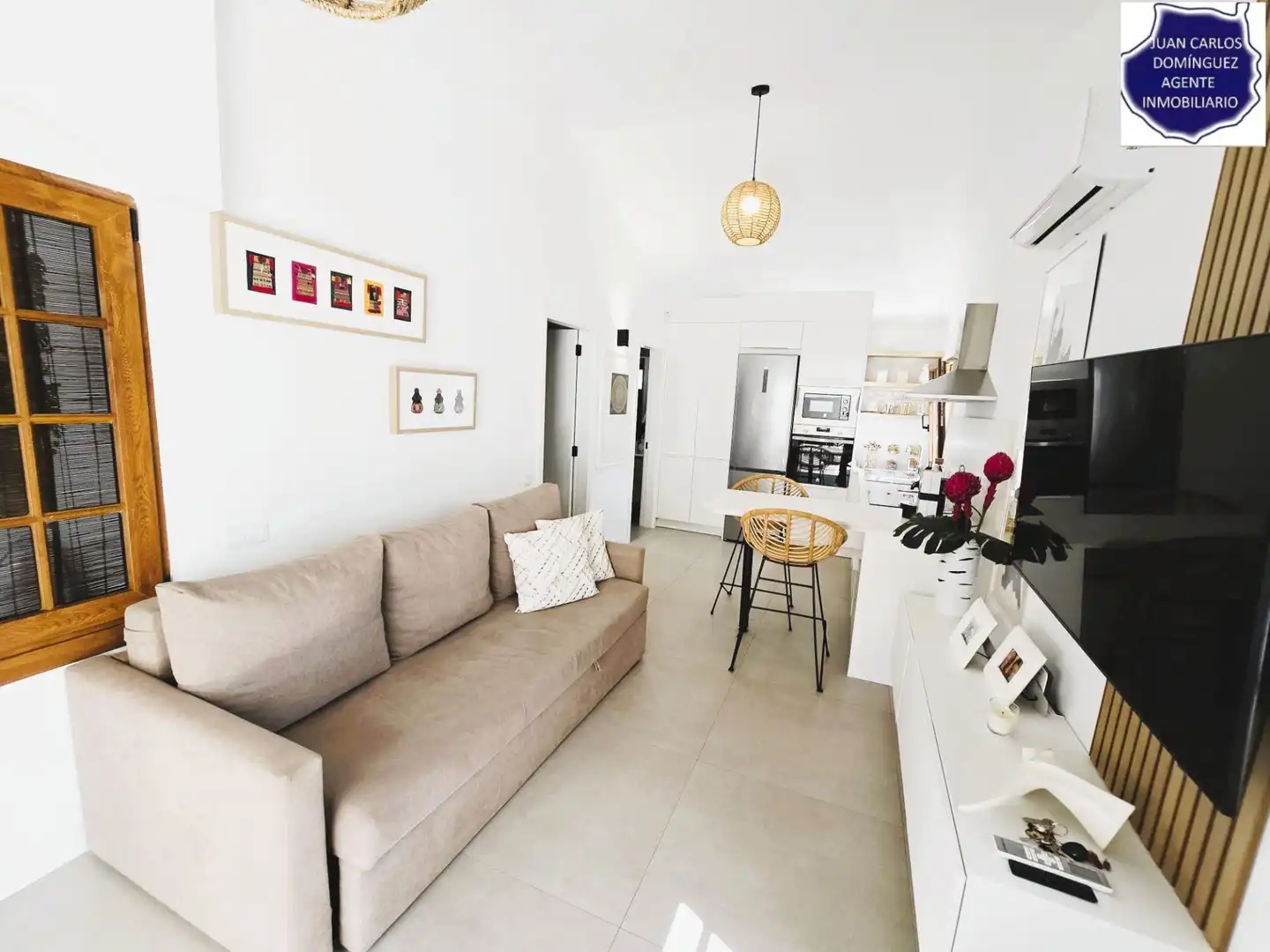 Sala de estar de Casa o chalet de alquiler en San Bartolomé de Tirajana con Aire acondicionado, Jardín privado y Terraza