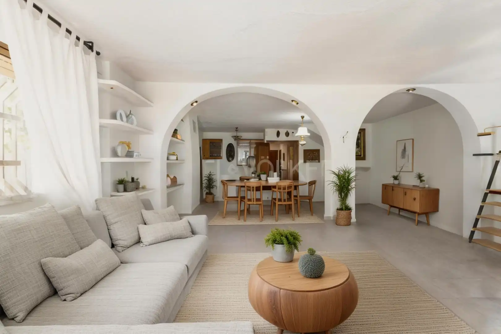 Sala d'estar de Casa o xalet en venda en La Moraleja amb Calefacció, Jardí privat i Terrassa
