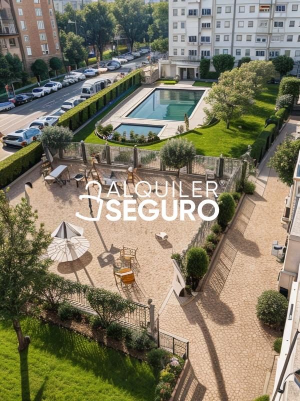 Terrace of Flat to rent in Móstoles  with Air Conditioner, Heating and Swimming Pool