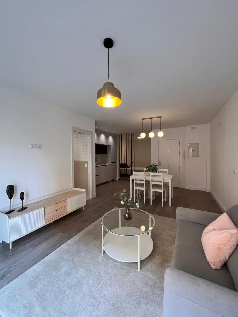 Sala de estar de Piso en venta en Málaga con Parquet, Terraza y Amueblado