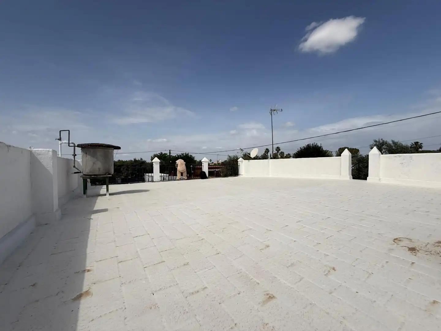 Terrassa de Casa o xalet en venda en Utrera amb Jardí privat, Terrassa i Piscina
