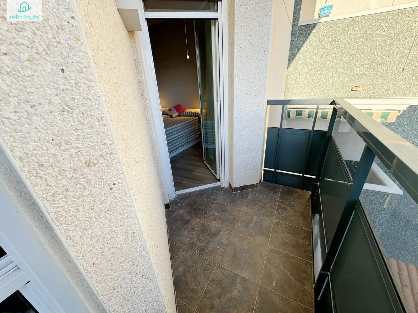 Balcony of Apartments for rent in El Campello  with Air Conditioner, Private garden and Terrace