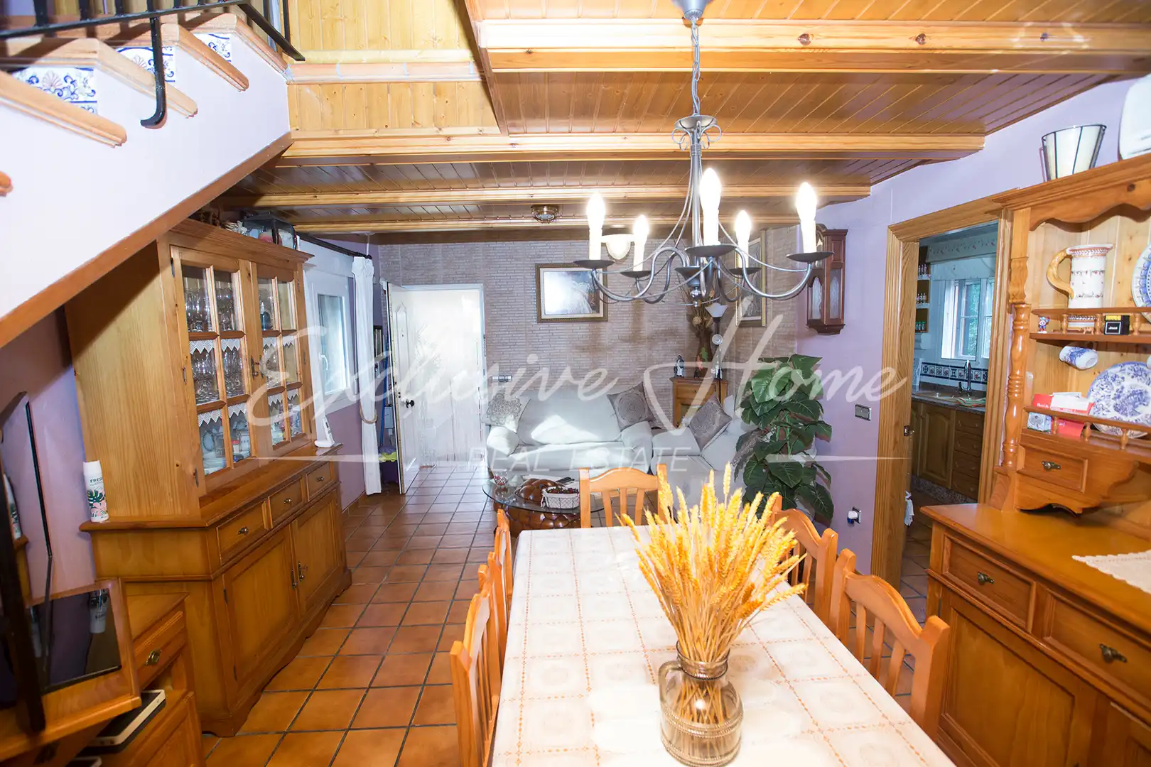 Esszimmer von Haus oder Chalet zum Verkauf in Peñíscola / Peníscola mit Klimaanlage, Heizung und Privatgarten