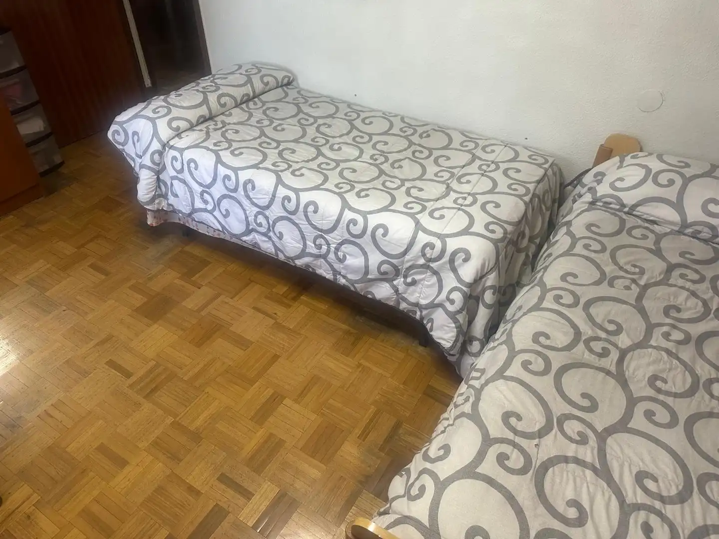 Bedroom of Flat for sale in Madrid  with Heating, Terrace and Furnished