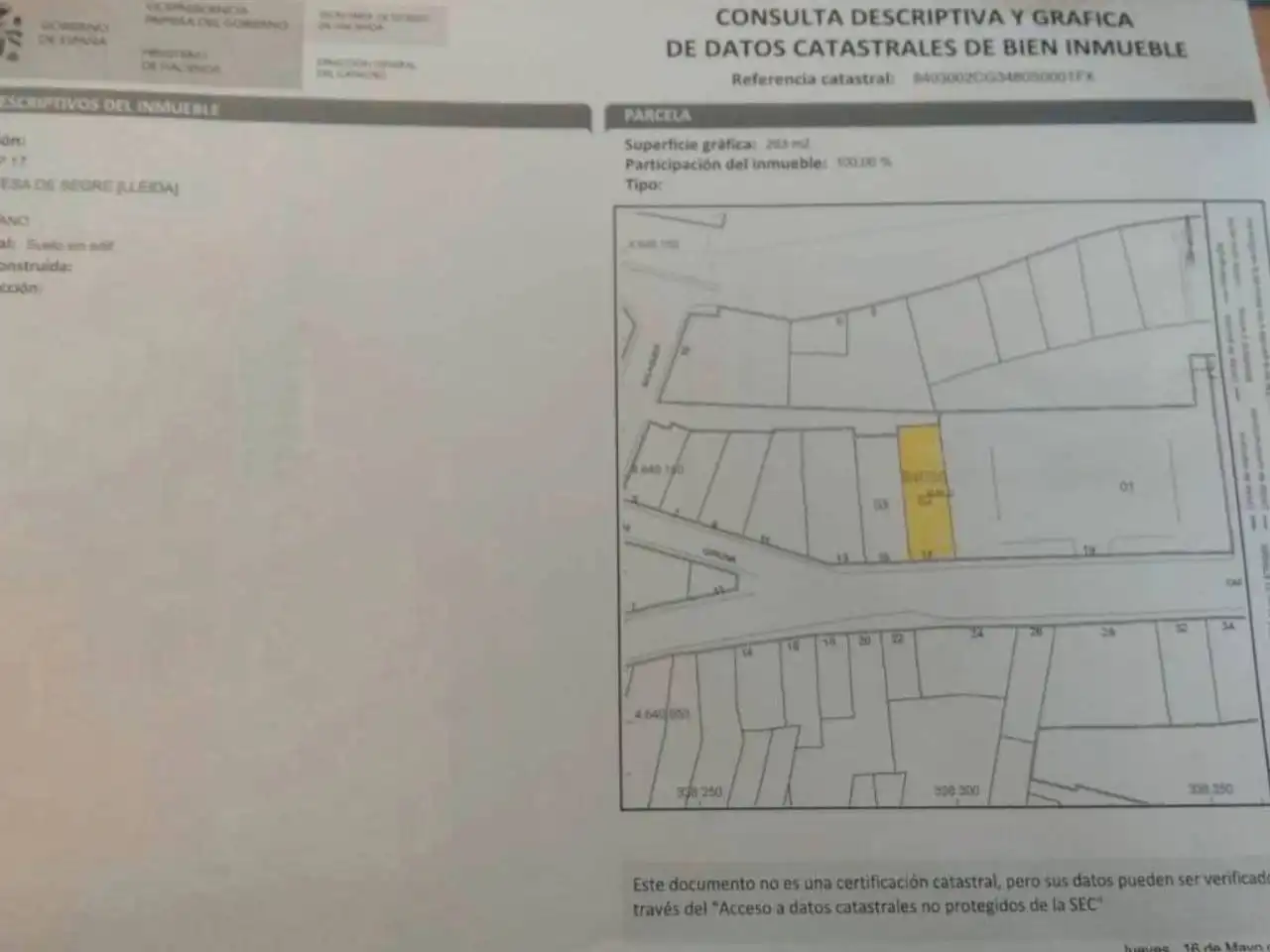 Terreny residencial en venda a Artesa de Segre