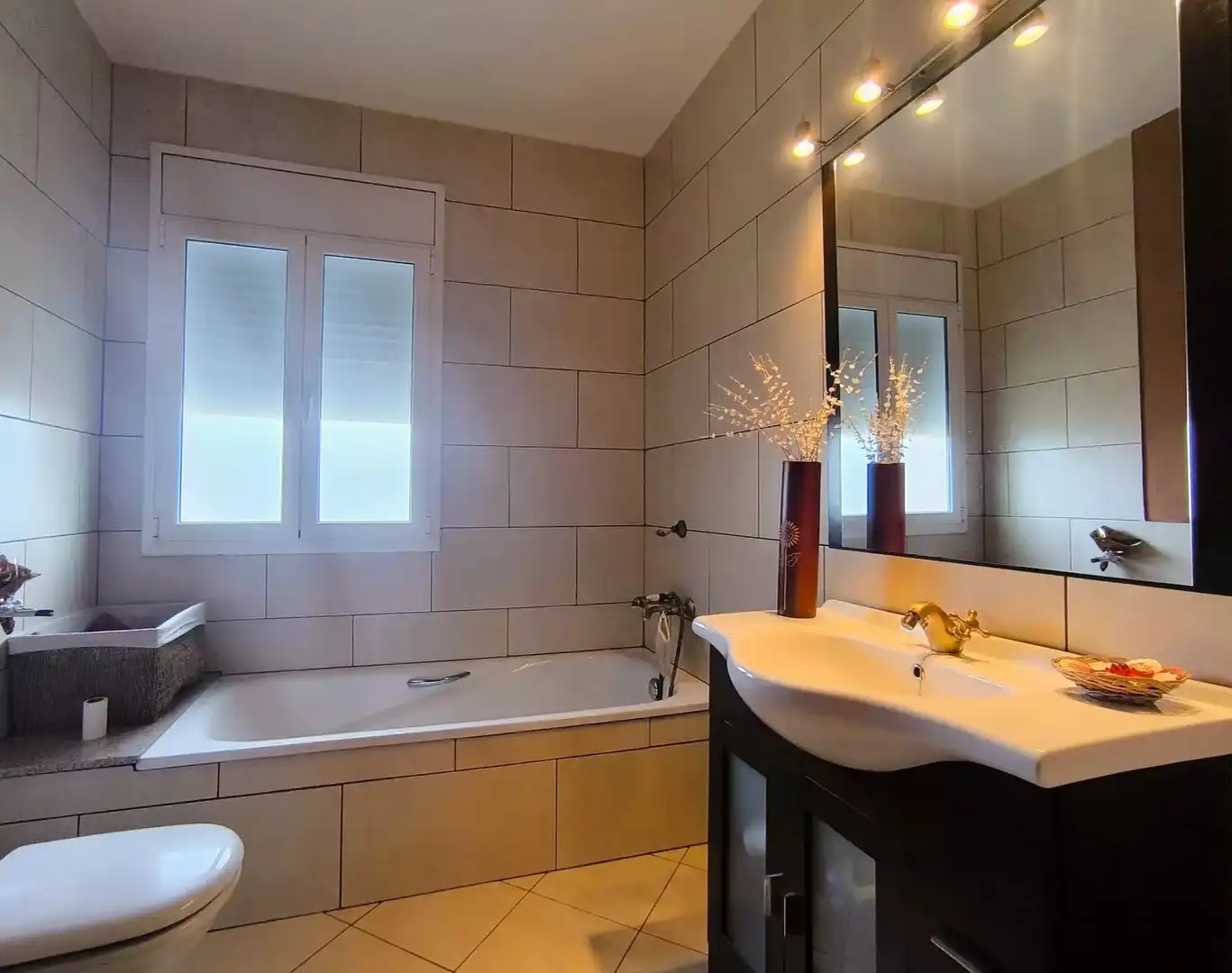 Baño de Casa o chalet en venta en Riudarenes con Terraza