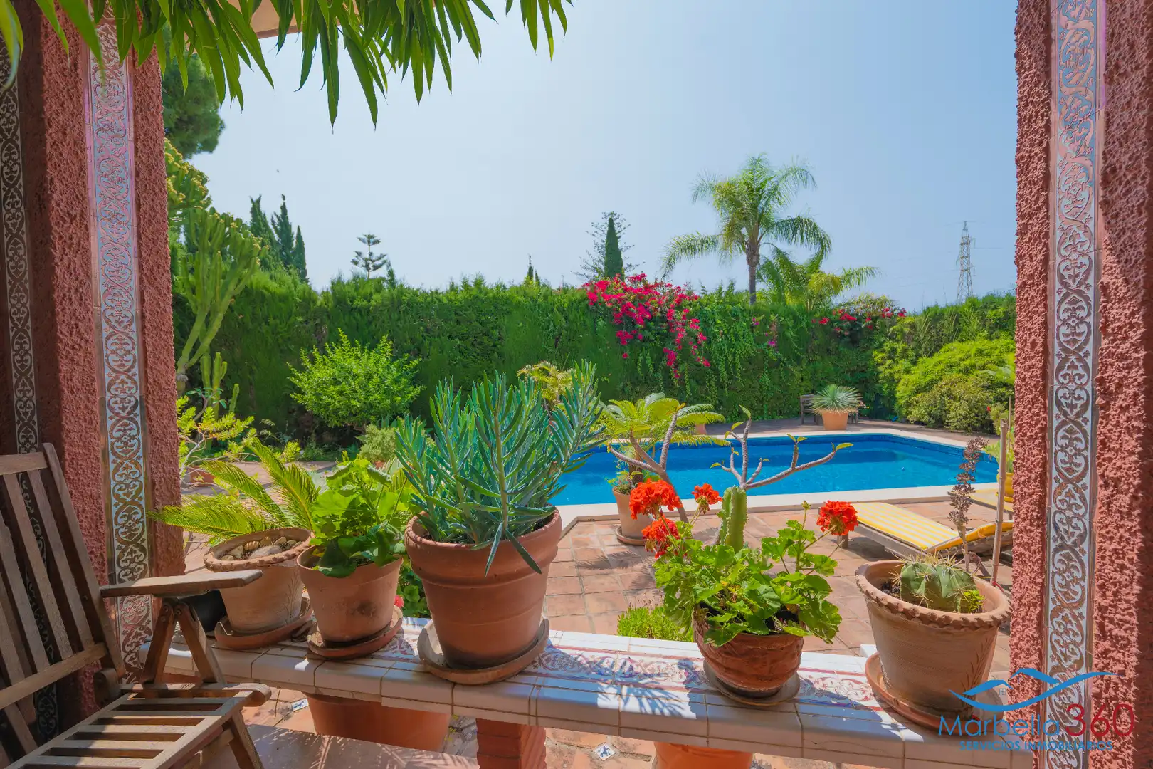 Jardín de Casa o chalet en venta en Marbella con Aire acondicionado, Jardín privado y Terraza