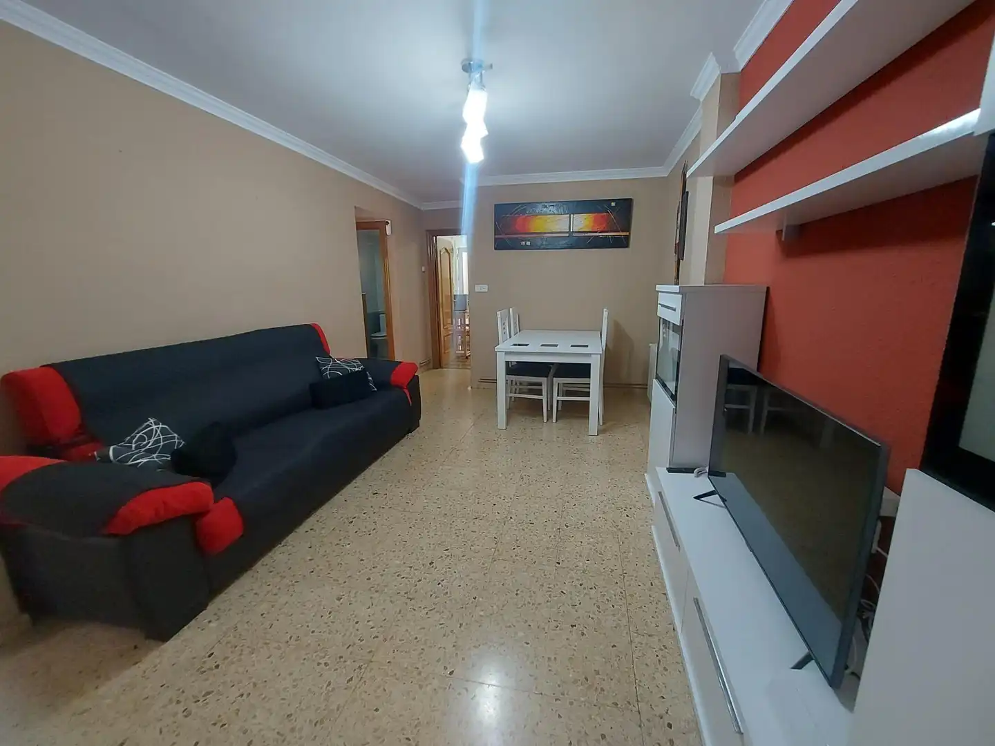 Living room of Flat for sale in Sant Andreu de la Barca  with Air Conditioner, Heating and Balcony
