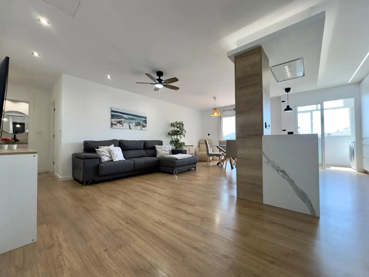 Sala d'estar de Pis en venda en Aspe amb Calefacció, Jardí privat i Terrassa