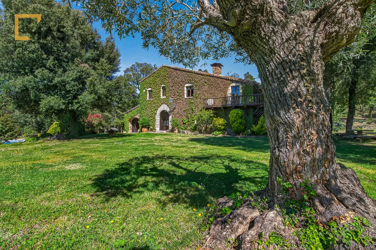 Jardí de Finca rústica en venda en Arbúcies amb Aire condicionat, Calefacció i Jardí privat